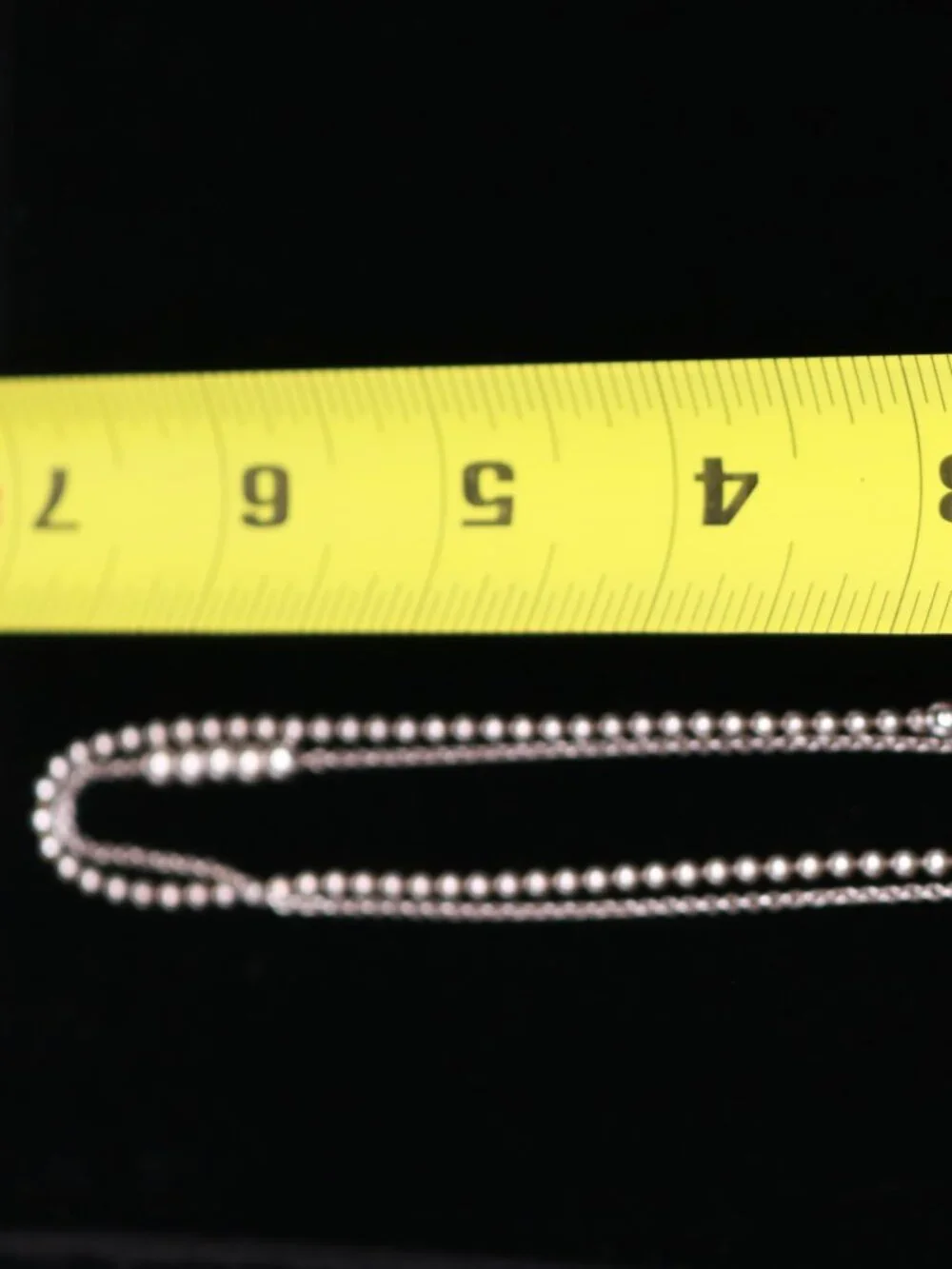 Tiffany & Co. 925 Sterling Silver Double Strand Bead Chain Necklace Set